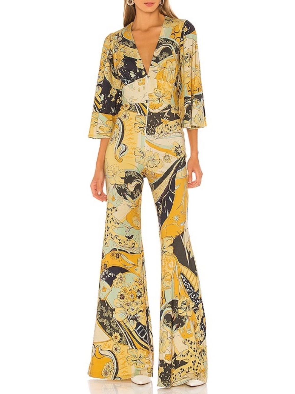 Free People Night Fever Jumpsuit Size Medium